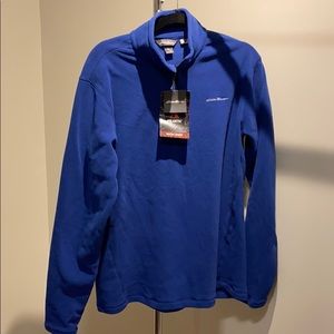 Eddie Bauer Polartec Micro 1/4 Zip Pullover M Tall
